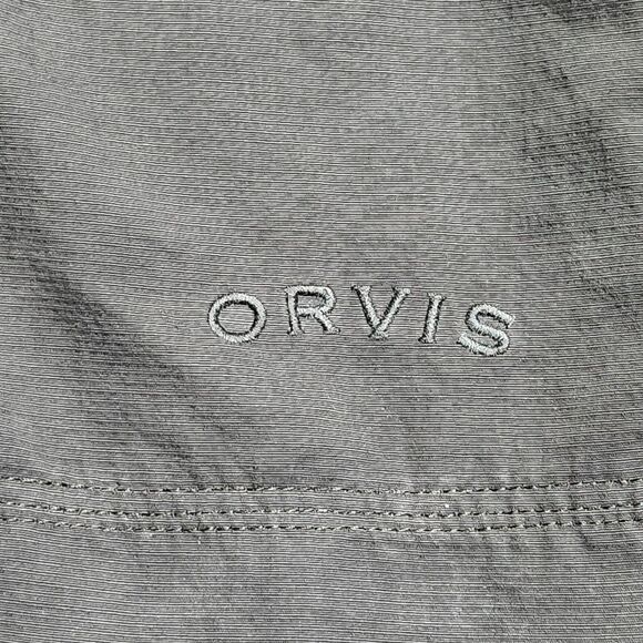 Orvis Shorts Mens 36 Green Gray Performance Outdoor Quick Dry Cargo Pockets Golf - Picture 3 of 12
